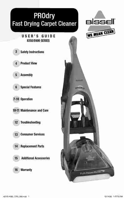 Bissell Carpet Cleaner E600-page_pdf